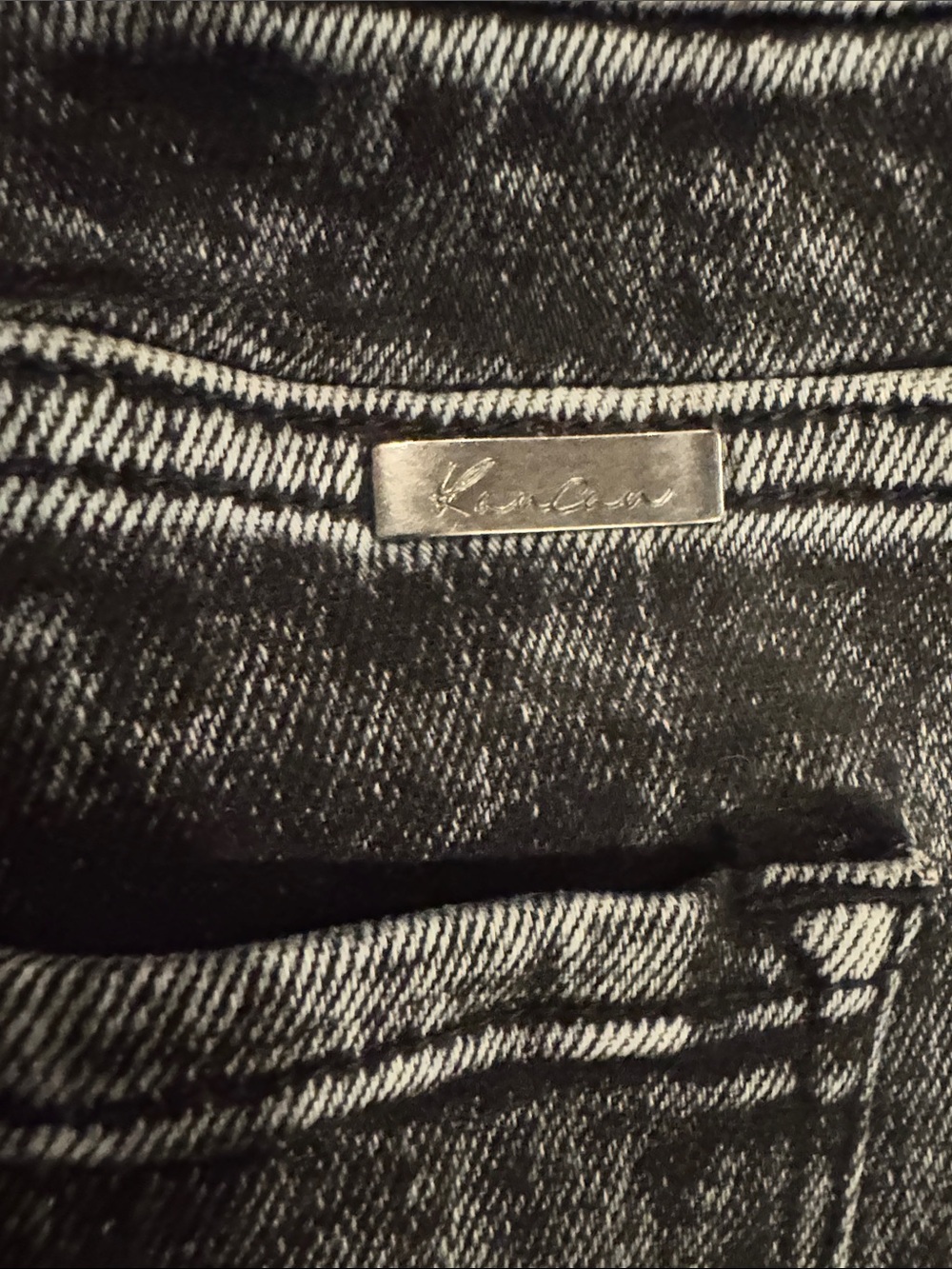 KanCan Black Acid-Wash Flare Jeans - Picture 2 of 4